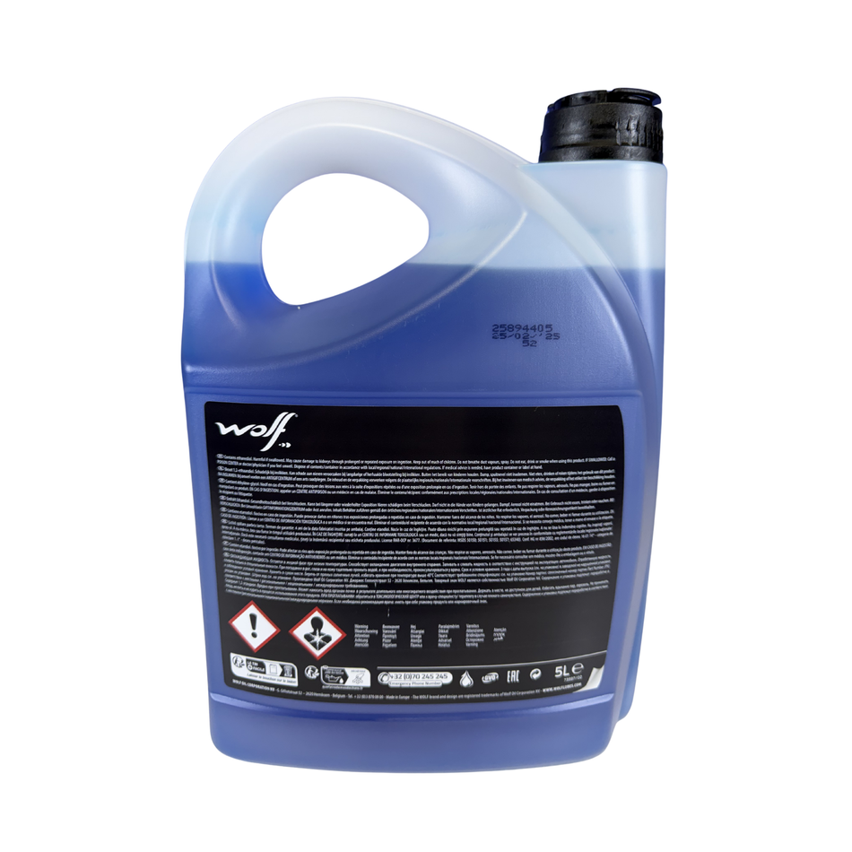Anticongelante Wolf G11 Azul (-36°C) 5L | Protección Premium BMW y Mercedes